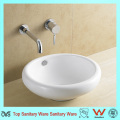 Foshan Bathroom Céramique Ware Top Mount Bathroom Sink